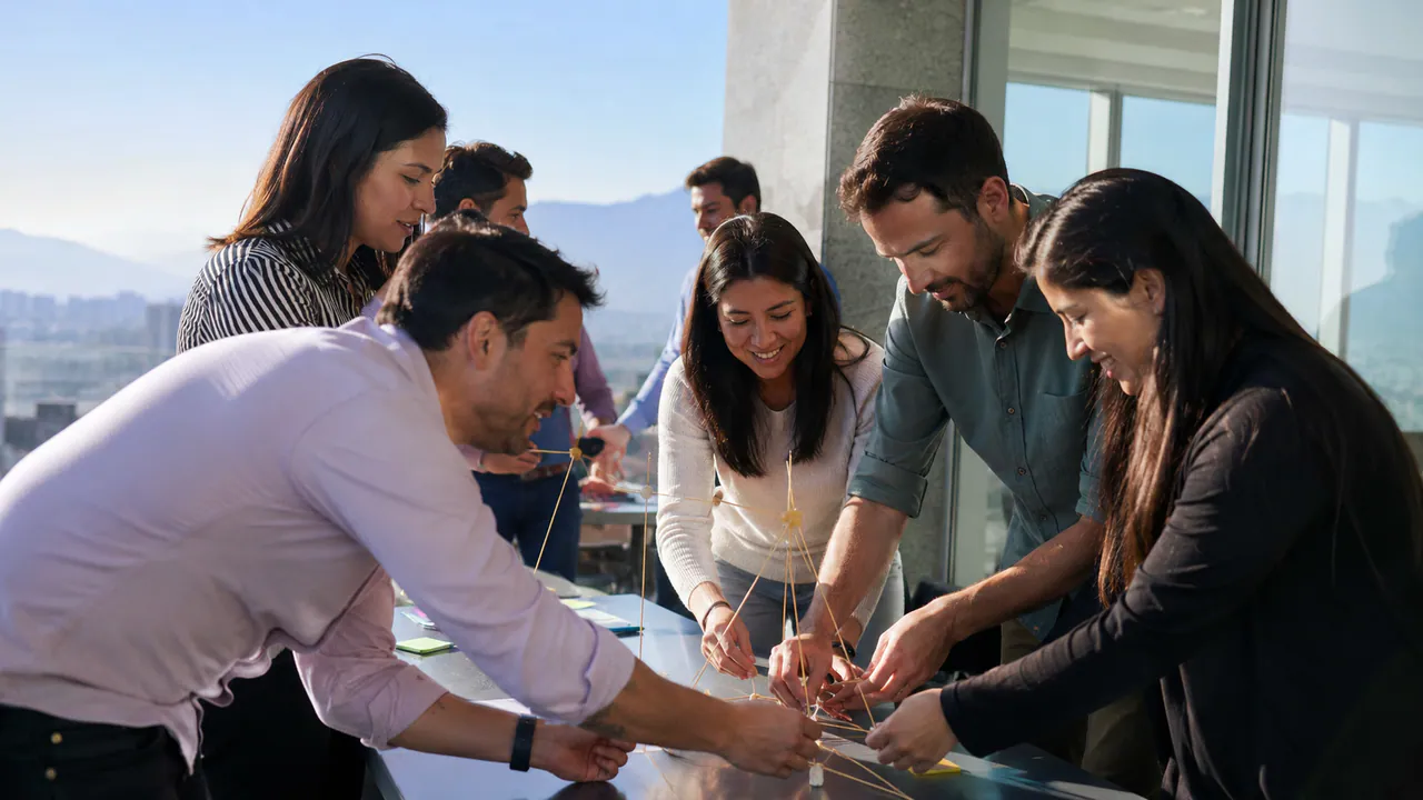 Fotografía referencial de Team building
